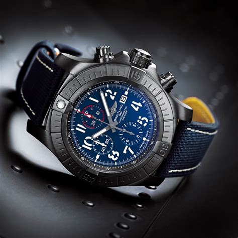 avenger Breitling watch set time